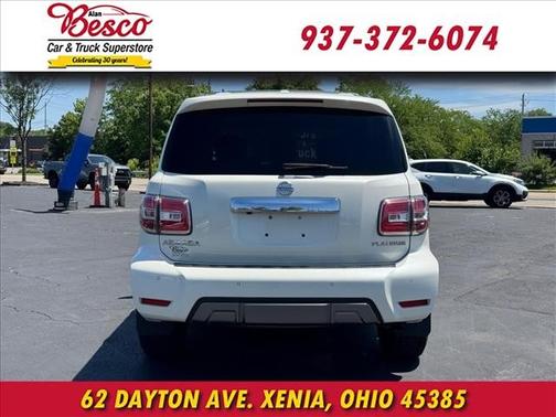 Pearl White Tricoat 2020 Nissan Armada Platinum 4WD
