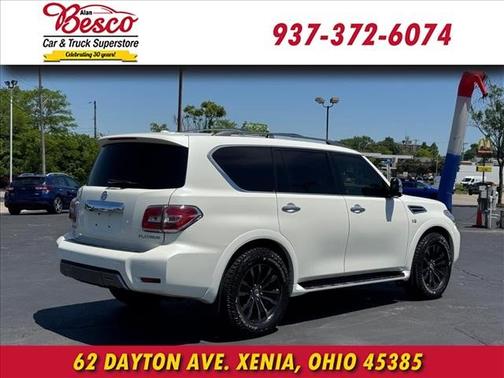 Pearl White Tricoat 2020 Nissan Armada Platinum 4WD