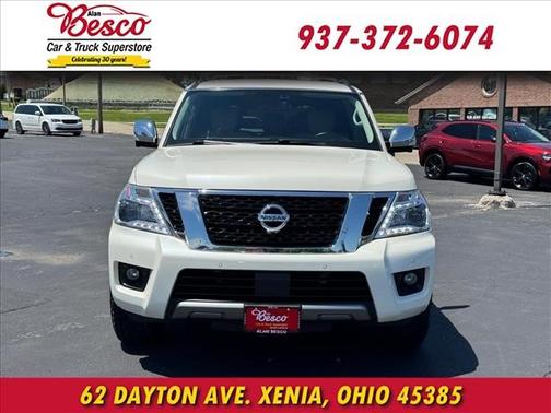 Pearl White Tricoat 2020 Nissan Armada Platinum 4WD