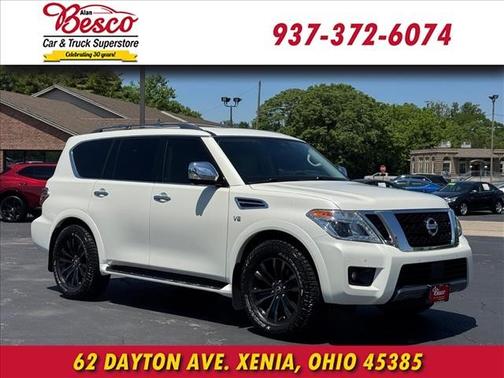 Pearl White Tricoat 2020 Nissan Armada Platinum 4WD
