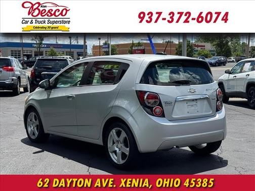 Silver Ice Metallic 2016 Chevrolet Sonic LTZ