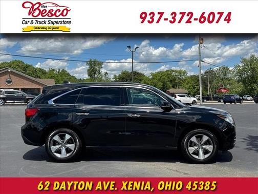 Crystal Black Pearl 2015 Acura MDX 3.5L