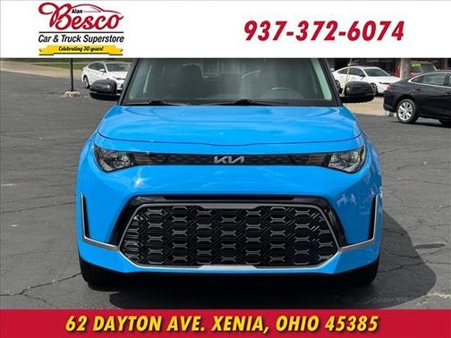 Surf Blue w/Black Roof 2023 Kia Soul GT-Line