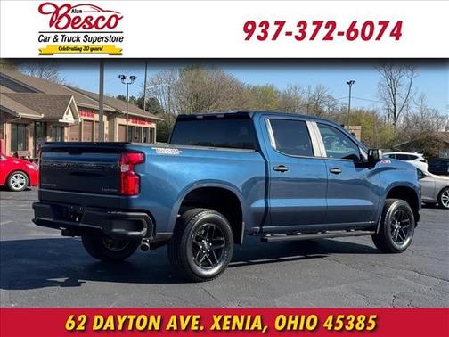 Northsky Blue Metallic 2021 Chevrolet Silverado 1500 Custom Trail Boss