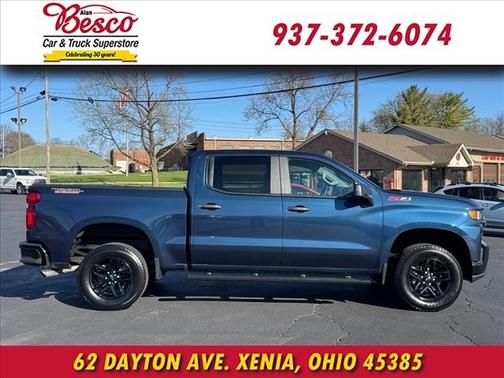 Northsky Blue Metallic 2021 Chevrolet Silverado 1500 Custom Trail Boss