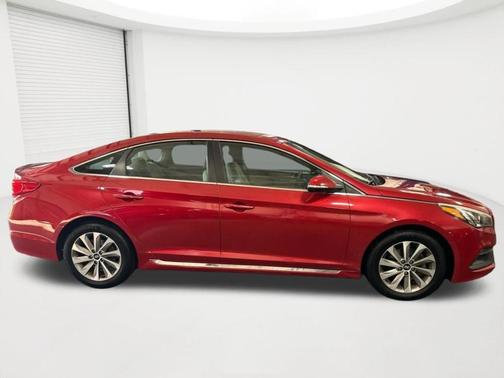 Scarlet Red 2017 Hyundai SONATA Sport