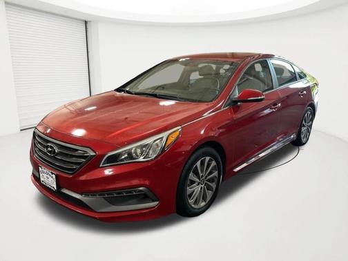 Scarlet Red 2017 Hyundai SONATA Sport