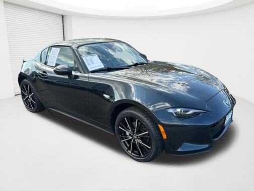 Jet Black Mica 2025 Mazda MX-5 Miata RF Grand Touring
