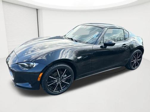 Jet Black Mica 2025 Mazda MX-5 Miata RF Grand Touring