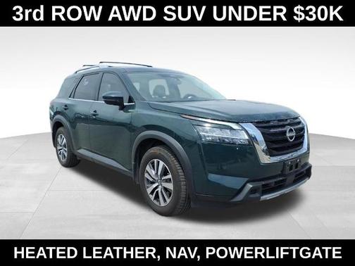 Obsidian Green 2023 Nissan Pathfinder SL