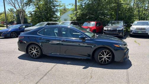 Galactic Aqua Mica 2021 Toyota Camry SE