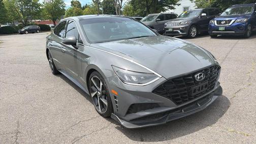 Gray 2021 Hyundai SONATA SEL Plus