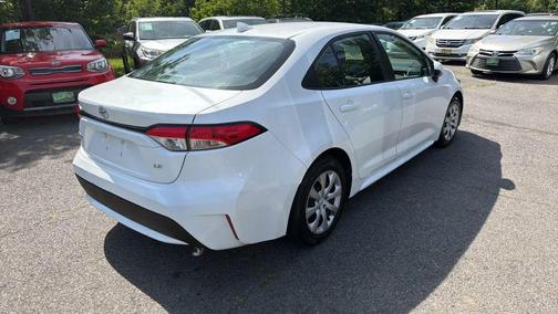 White 2021 Toyota Corolla LE