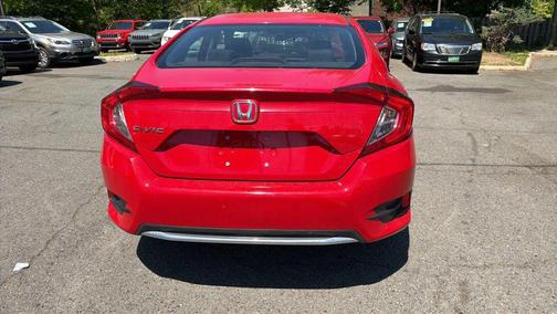Red 2019 Honda Civic LX