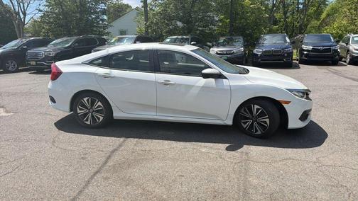 White 2018 Honda Civic EX-L