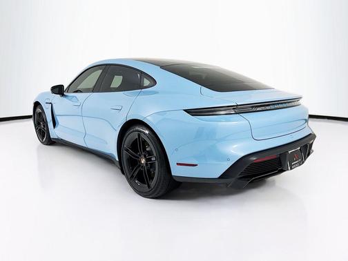 Blue Metallic 2026 Porsche Taycan Black Edition