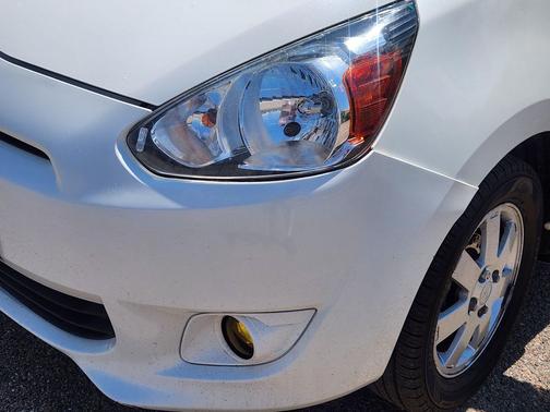 Pearl White 2015 Mitsubishi Mirage ES