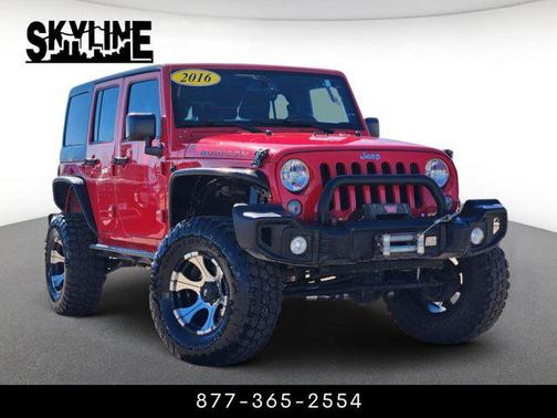 Firecracker Red Clearcoat 2016 Jeep Wrangler Unlimited Rubicon