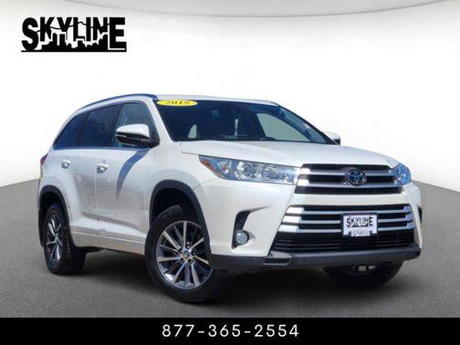 Blizzard Pearl 2018 Toyota Highlander XLE