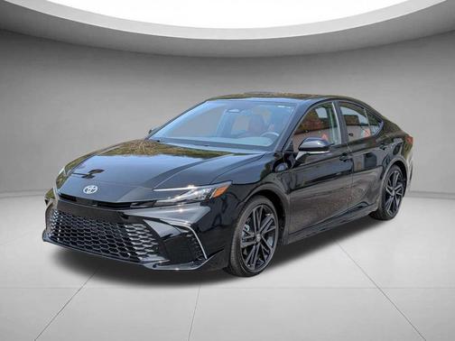 Midnight Black Metallic 2025 Toyota Camry XSE