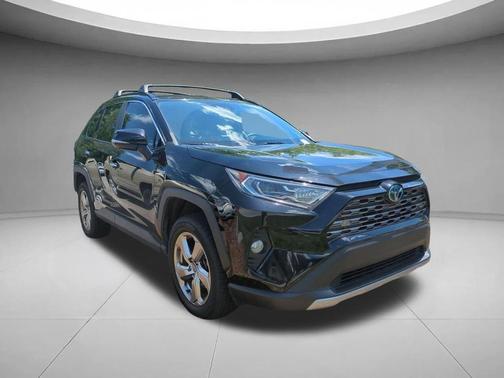 Midnight Black Metallic 2020 Toyota RAV4 Hybrid SE