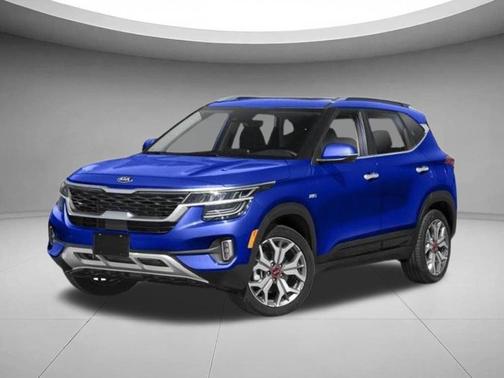 Neptune Blue 2021 Kia Seltos SX Turbo