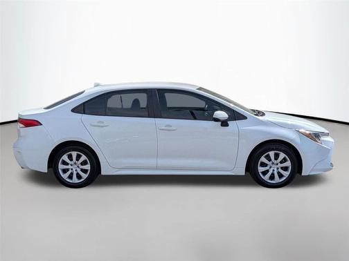 White 2022 Toyota Corolla LE
