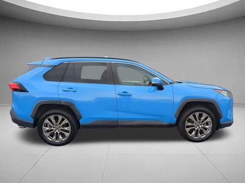 Blue Flame 2021 Toyota RAV4 XLE Premium