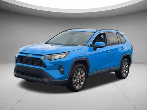 Blue Flame 2021 Toyota RAV4 XLE Premium