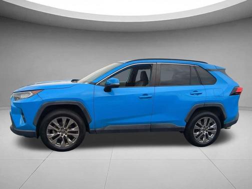 Blue Flame 2021 Toyota RAV4 XLE Premium