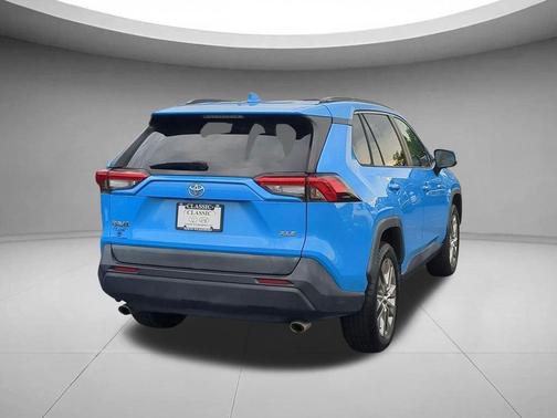Blue Flame 2021 Toyota RAV4 XLE Premium