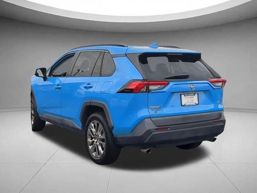 Blue Flame 2021 Toyota RAV4 XLE Premium