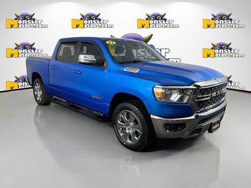 Hydro Blue Pearlcoat 2022 RAM 1500 Big Horn/Lone Star