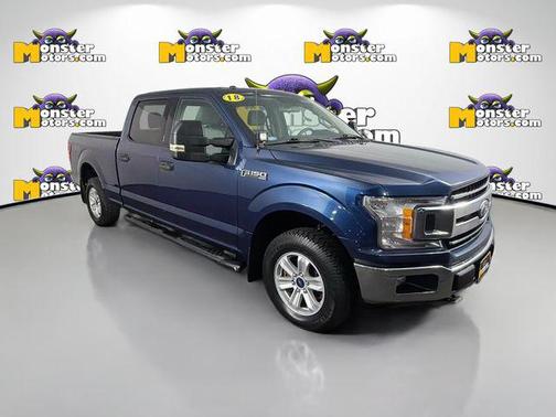 Blue 2018 Ford F-150 XLT