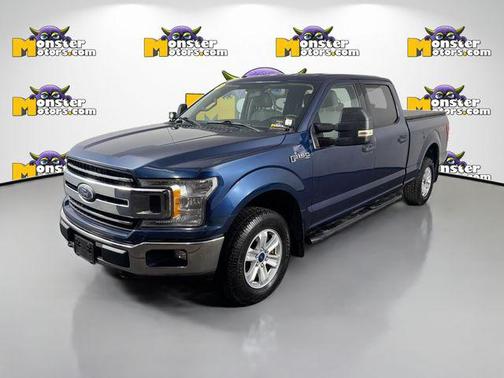 Blue 2018 Ford F-150 XLT
