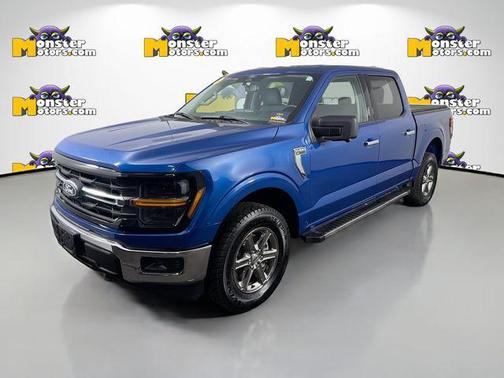 Blue 2024 Ford F-150 XLT