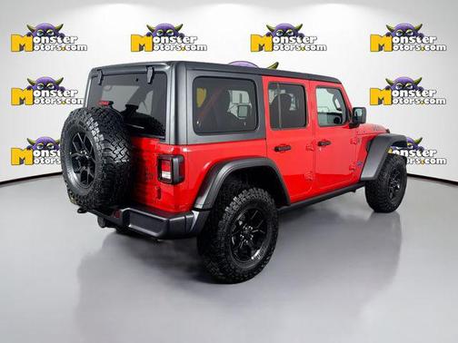 Firecracker Red Clearcoat 2025 Jeep Wrangler 4xe Willys