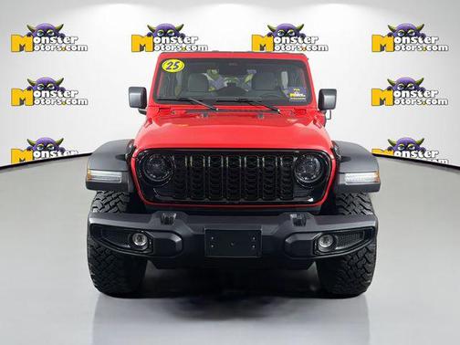 Firecracker Red Clearcoat 2025 Jeep Wrangler 4xe Willys