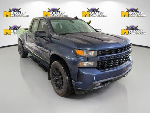 Northsky Blue Metallic 2021 Chevrolet Silverado 1500 Custom