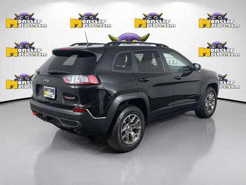 Diamond Black Crystal Pearlcoat 2022 Jeep Cherokee Trailhawk Elite