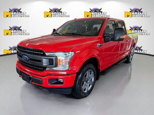 Red 2018 Ford F-150 XLT