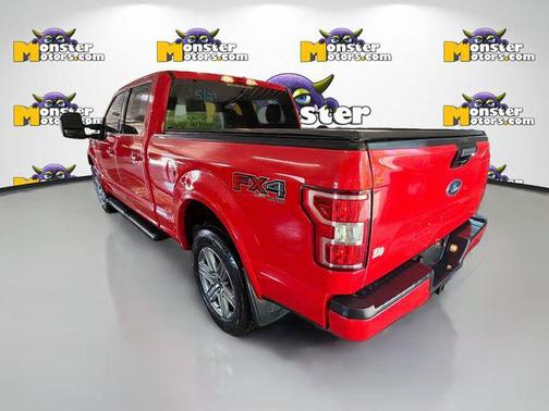 Red 2018 Ford F-150 XLT
