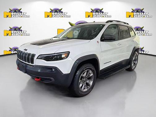 Pearl White Pearlcoat 2019 Jeep Cherokee Trailhawk Elite