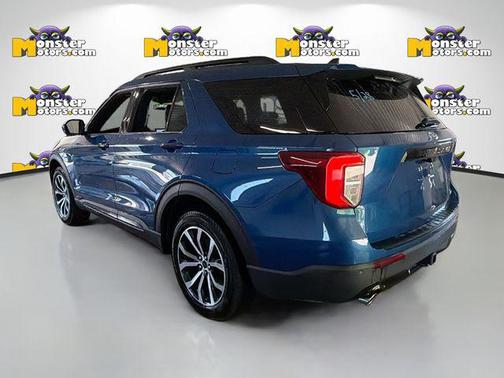 Blue 2023 Ford Explorer ST-Line