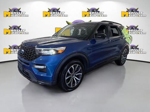 Blue 2023 Ford Explorer ST-Line