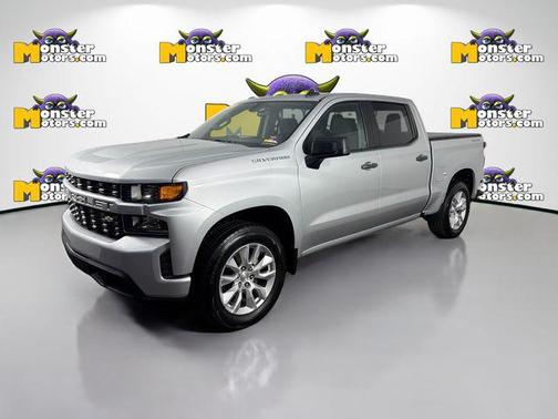 Silver Ice Metallic 2021 Chevrolet Silverado 1500 Custom