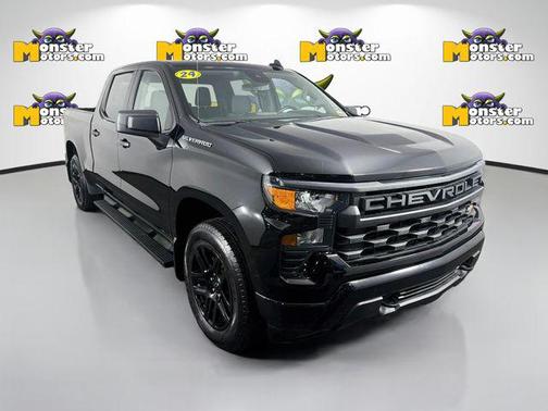 Black 2024 Chevrolet Silverado 1500 Custom