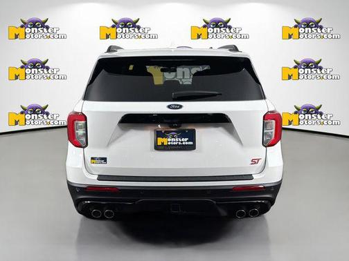 Star White Metallic Tri-Coat 2024 Ford Explorer ST