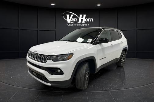 Bright White Clearcoat 2025 Jeep Compass Limited