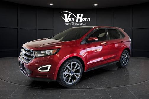 Ruby Red 2017 Ford Edge Sport